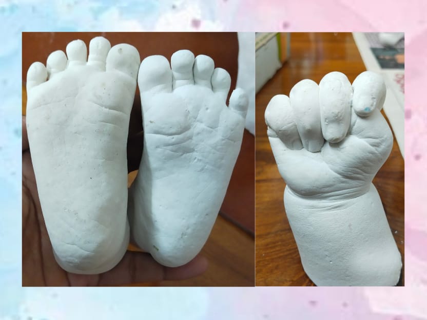 Baby Hand Casting Impressions