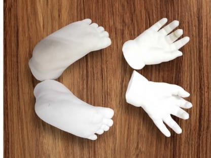 3D Couple Hand Moulding and Impression