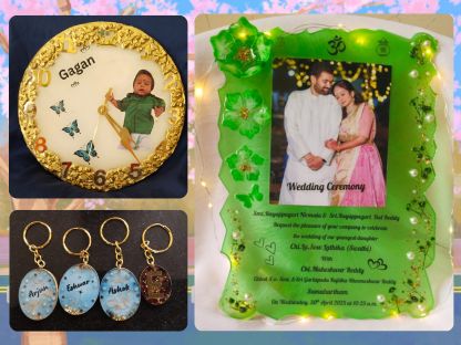 Customised Resin Art Keepsake