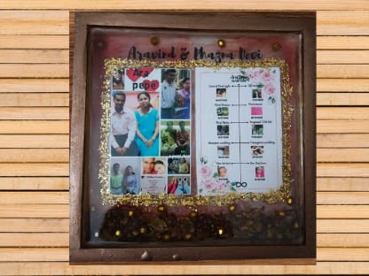 Couple Love Story Preservation with Resin Art